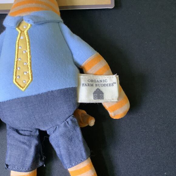 Organic Farm Buddies Plush Rattle Toy - George Giraffe 14" Plush Toy - NWT - Picture 4 of 6